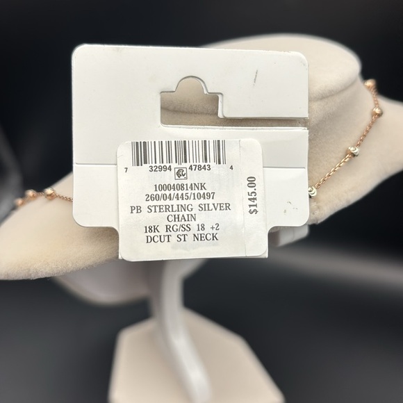 NEW! Giani Bernini Cubic Zirconia & Sterling Silver Necklace Stud Earrings Set - Picture 6 of 6